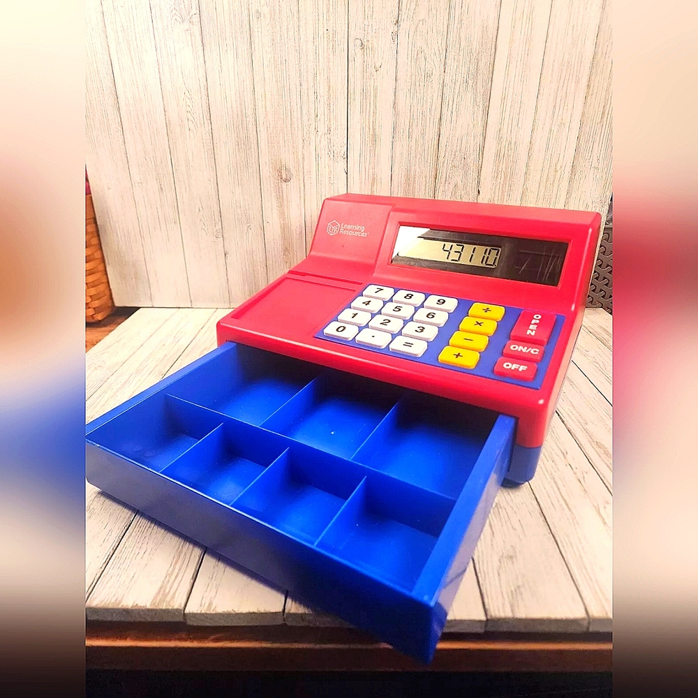 Learning Resources Teaching Cash Register LER2629 Used, works perfectly Rare Toy